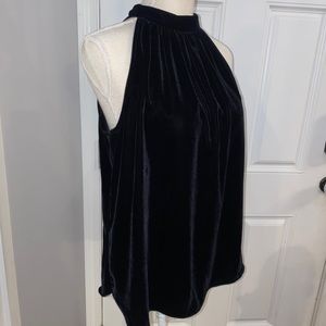 NWT LOFT Velvet Halter Top
